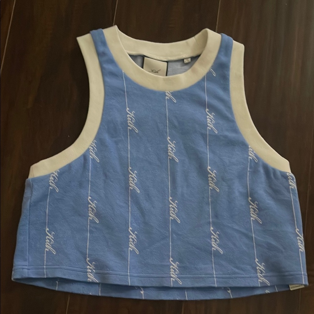 Kith Blue and White Top